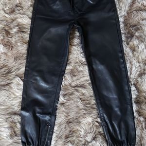 COPY - Leather joggers  (faux)